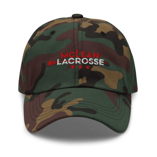 McLean Lacrosse 4222759 Classic Dad Hat | Yupoong 6245CM