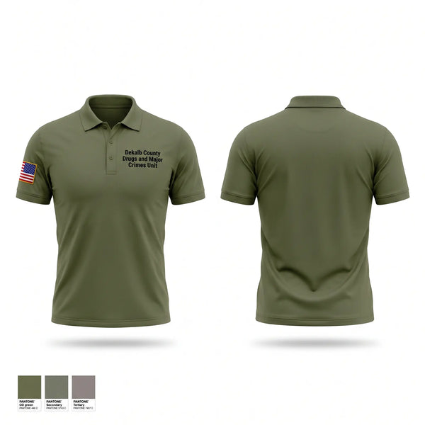 Short Sleeve Performance Polo, Dekalb County Drugs and Major Crimes Unit, Police, Teamtime, Team time, sublimation, custom sports apparel, team uniforms, spirit wear, spiritwear, sports uniforms, custom shirts, team store, custom team store, fundraiser sports, apparel fundraiser