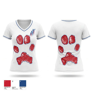 Womens Short Sleeve Vneck Shirt, Huskies, Men's Basketball, Teamtime, Team time, sublimation, custom sports apparel, team uniforms, spirit wear, spiritwear, sports uniforms, custom shirts, team store, custom team store, fundraiser sports, apparel fundraiser
