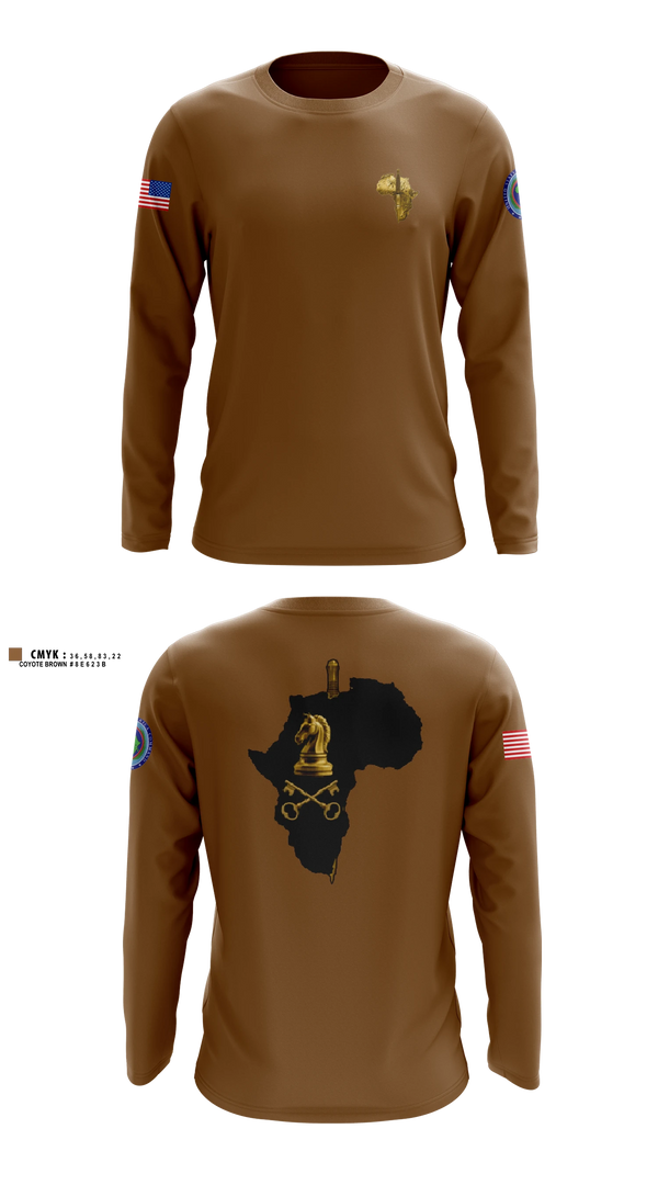 Long Sleeve Performance Shirt, ACJ2X, Army, Teamtime, Team time, sublimation, custom sports apparel, team uniforms, spirit wear, spiritwear, sports uniforms, custom shirts, team store, custom team store, fundraiser sports, apparel fundraiser