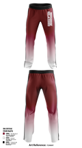 Burgundy Blazers Sweatpants - 1