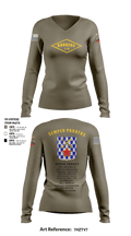 2-16 rangers 46509230 Women's Long Sleeve V-neck Shirt - 23