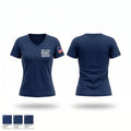 West High Rebel Company 15507994 Women's Short Sleeve V-neck Shirt - 1