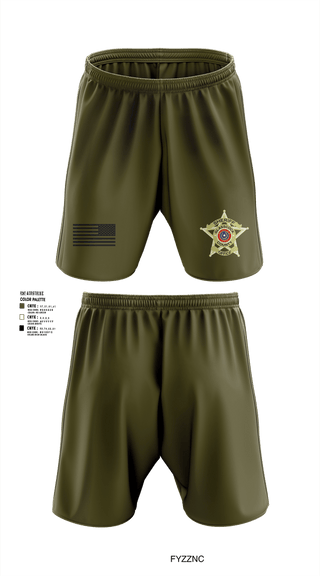 Athletic Shorts With Pockets, Glasscock County Sheriff’s Office, Police, Teamtime, Team time, sublimation, custom sports apparel, team uniforms, spirit wear, spiritwear, sports uniforms, custom shirts, team store, custom team store, fundraiser sports, apparel fundraiser