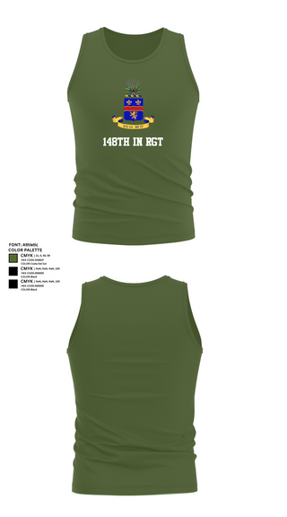 Tank Top, 148th IN RGT, , Teamtime, Team time, sublimation, custom sports apparel, team uniforms, spirit wear, spiritwear, sports uniforms, custom shirts, team store, custom team store, fundraiser sports, apparel fundraiser
