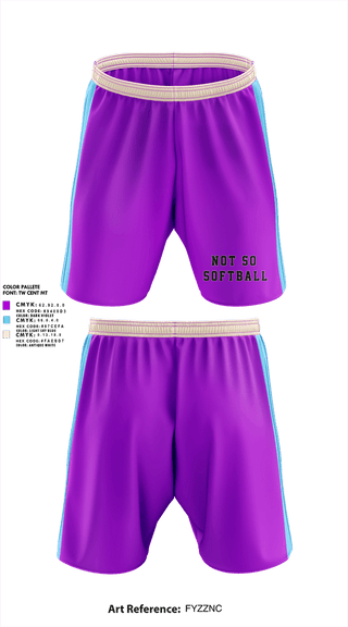 Athletic Shorts With Pockets, Not so Softball, Softball, Teamtime, Team time, sublimation, custom sports apparel, team uniforms, spirit wear, spiritwear, sports uniforms, custom shirts, team store, custom team store, fundraiser sports, apparel fundraiser