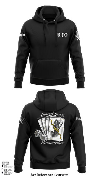 Hoodie, Bravo Company 532ND Military Battalion, , Teamtime, Team time, sublimation, custom sports apparel, team uniforms, spirit wear, spiritwear, sports uniforms, custom shirts, team store, custom team store, fundraiser sports, apparel fundraiser