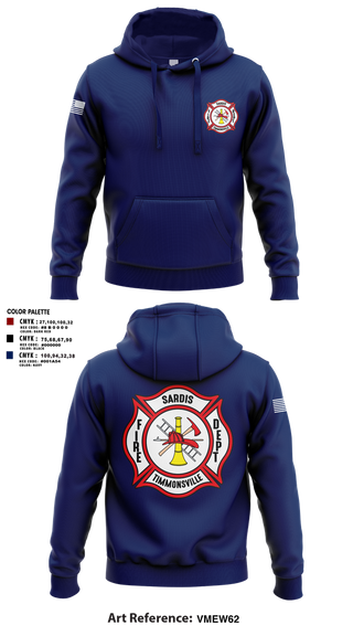 Hoodie, Sardis-Timmonsville fire department station 1, , Teamtime, Team time, sublimation, custom sports apparel, team uniforms, spirit wear, spiritwear, sports uniforms, custom shirts, team store, custom team store, fundraiser sports, apparel fundraiser
