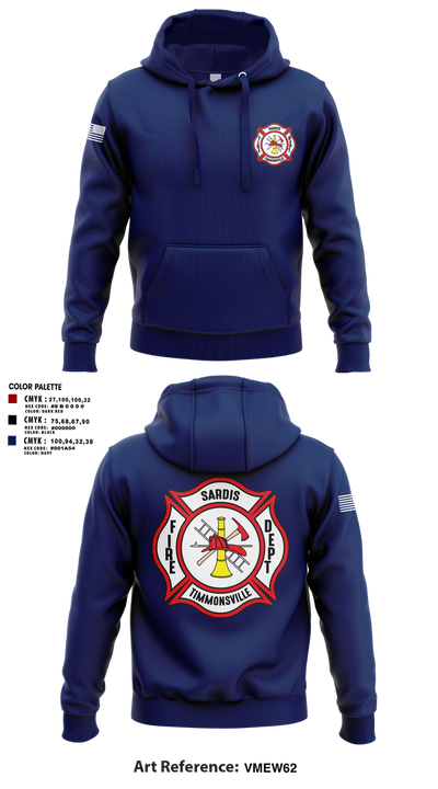 Sardis-Timmonsville fire department station 1 32598145 Hoodie - 2