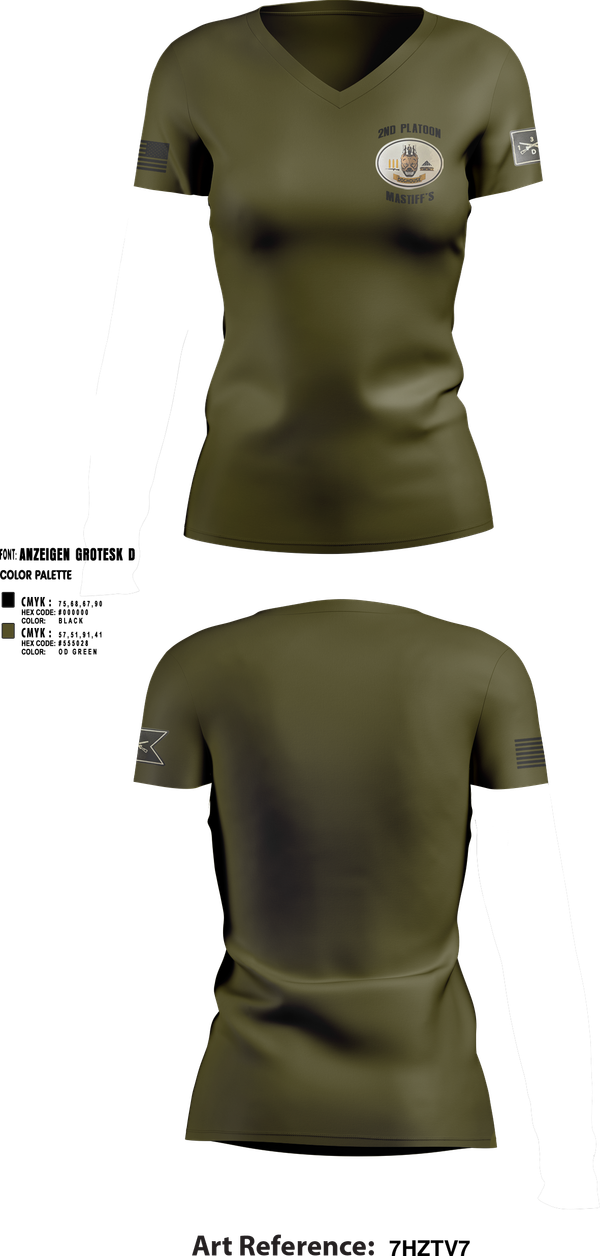 Womens Short Sleeve Vneck Shirt, 2nd Plt, Doghouse Company, 1/3 TOG, , Teamtime, Team time, sublimation, custom sports apparel, team uniforms, spirit wear, spiritwear, sports uniforms, custom shirts, team store, custom team store, fundraiser sports, apparel fundraiser