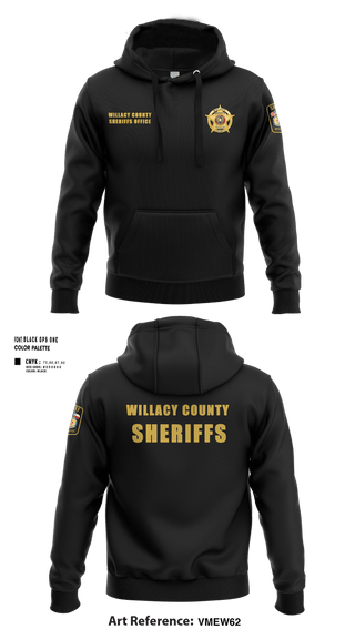 Hoodie, Willacy County Sheriff's Office, Police, Teamtime, Team time, sublimation, custom sports apparel, team uniforms, spirit wear, spiritwear, sports uniforms, custom shirts, team store, custom team store, fundraiser sports, apparel fundraiser