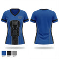 Inspiration Mountain Knights 71964293 Women's Short Sleeve V-neck Shirt - 1
