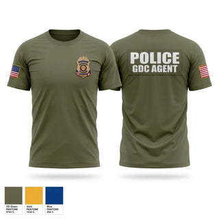 Old School Cotton Feel Shirt, GDC K-9, Police, Teamtime, Team time, sublimation, custom sports apparel, team uniforms, spirit wear, spiritwear, sports uniforms, custom shirts, team store, custom team store, fundraiser sports, apparel fundraiser