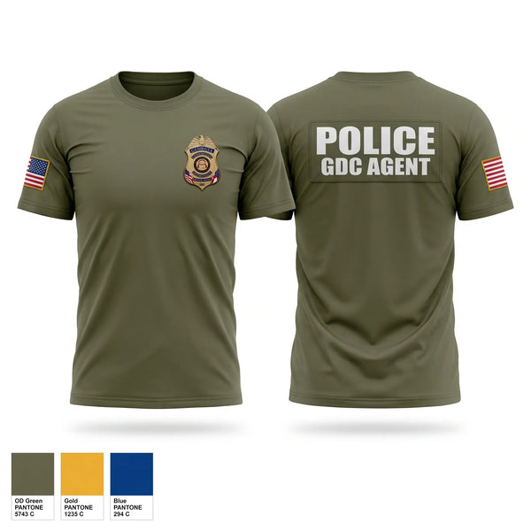Old School Cotton Feel Shirt, GDC K-9, Police, Teamtime, Team time, sublimation, custom sports apparel, team uniforms, spirit wear, spiritwear, sports uniforms, custom shirts, team store, custom team store, fundraiser sports, apparel fundraiser