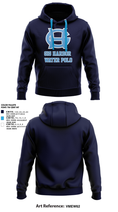 Gig Harbor Water Polo 50999799 Hoodie - 1