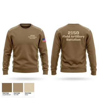 Crew Neck Sweatshirt, 2-150 Field Artillery Battalion, National Guard, Teamtime, Team time, sublimation, custom sports apparel, team uniforms, spirit wear, spiritwear, sports uniforms, custom shirts, team store, custom team store, fundraiser sports, apparel fundraiser
