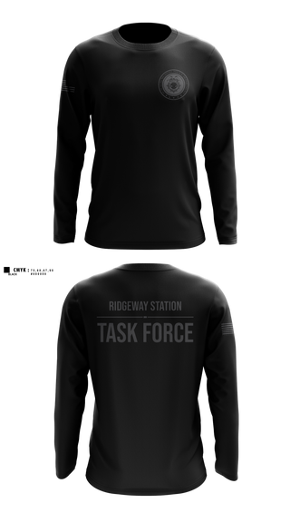 Long Sleeve Performance Shirt, Ridgeway Station Task Force, Police, Teamtime, Team time, sublimation, custom sports apparel, team uniforms, spirit wear, spiritwear, sports uniforms, custom shirts, team store, custom team store, fundraiser sports, apparel fundraiser