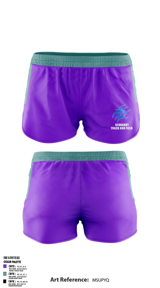 Ranger Panties, Kennandy, Track & Field, Teamtime, Team time, sublimation, custom sports apparel, team uniforms, spirit wear, spiritwear, sports uniforms, custom shirts, team store, custom team store, fundraiser sports, apparel fundraiser