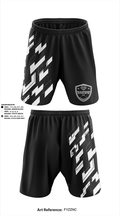 Diamond Athlete 26056519 Mens Soccer Shorts - 1