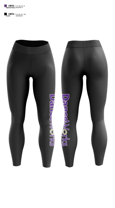 Danceworks 76042035 Womens Leggings - 2