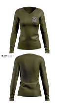 Defensive Tactics Women's Long Sleeve V-neck Shirt - 3