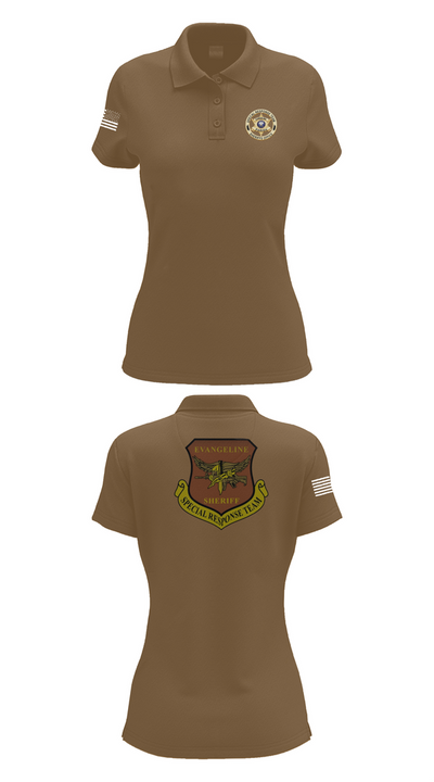 Evangeline Parish Sheriffs Office S.R.T Women's Short Sleeve Performance Polo  - 14