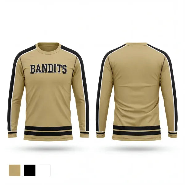 Long Sleeve Performance Shirt, Bandits, Softball, Teamtime, Team time, sublimation, custom sports apparel, team uniforms, spirit wear, spiritwear, sports uniforms, custom shirts, team store, custom team store, fundraiser sports, apparel fundraiser