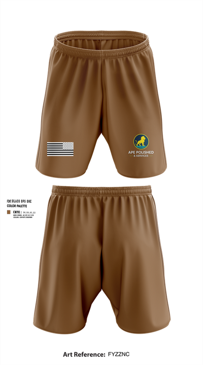 Ape Polish Service 62295685 Athletic Shorts With Pockets - 23