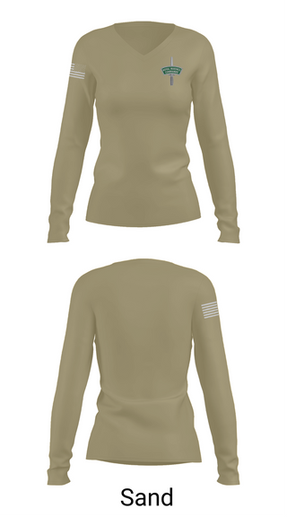 Womens Long Sleeve Vneck Shirt, 40 commando RM, Marines, Teamtime, Team time, sublimation, custom sports apparel, team uniforms, spirit wear, spiritwear, sports uniforms, custom shirts, team store, custom team store, fundraiser sports, apparel fundraiser