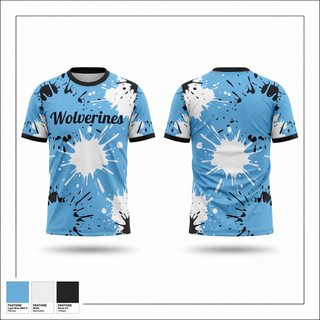 Short Sleeve Performance Shirt, Wolverines, Baseball, Teamtime, Team time, sublimation, custom sports apparel, team uniforms, spirit wear, spiritwear, sports uniforms, custom shirts, team store, custom team store, fundraiser sports, apparel fundraiser
