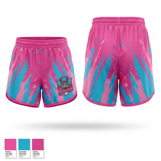 Womens Shorts, Hippos, Baseball, Teamtime, Team time, sublimation, custom sports apparel, team uniforms, spirit wear, spiritwear, sports uniforms, custom shirts, team store, custom team store, fundraiser sports, apparel fundraiser