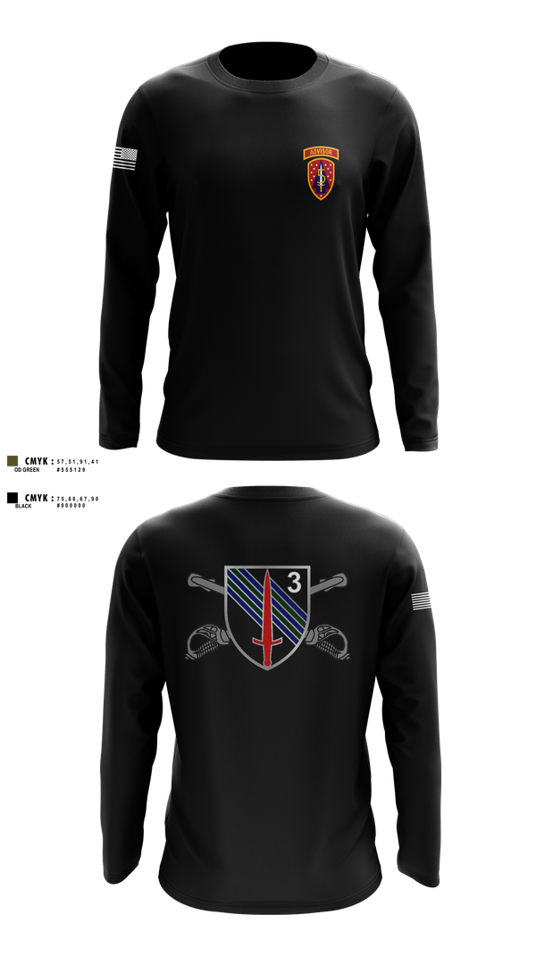 Long Sleeve Performance Shirt, 5th SFAB, , Teamtime, Team time, sublimation, custom sports apparel, team uniforms, spirit wear, spiritwear, sports uniforms, custom shirts, team store, custom team store, fundraiser sports, apparel fundraiser