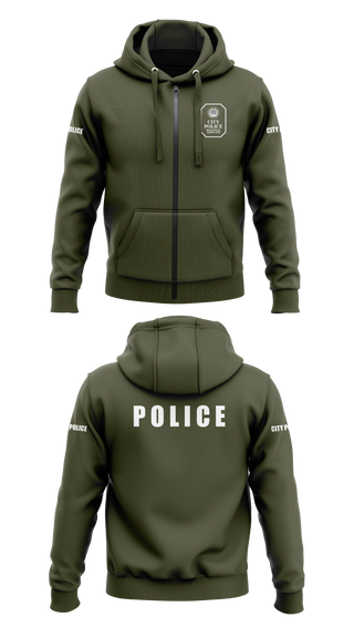 Zip Hoodie, Rockville City Police, Police, Teamtime, Team time, sublimation, custom sports apparel, team uniforms, spirit wear, spiritwear, sports uniforms, custom shirts, team store, custom team store, fundraiser sports, apparel fundraiser