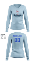 Sebastopol Little League 29313741 Women's Long Sleeve V-neck Shirt - 3