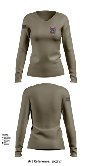 Womens Long Sleeve Vneck Shirt, FB 29, , Teamtime, Team time, sublimation, custom sports apparel, team uniforms, spirit wear, spiritwear, sports uniforms, custom shirts, team store, custom team store, fundraiser sports, apparel fundraiser