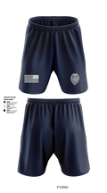 North East Police Department Athletic Shorts With Pockets - 1