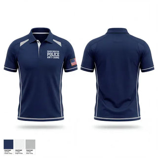 Short Sleeve Performance Polo, Parkchester Police Anti Crime, Police, Teamtime, Team time, sublimation, custom sports apparel, team uniforms, spirit wear, spiritwear, sports uniforms, custom shirts, team store, custom team store, fundraiser sports, apparel fundraiser