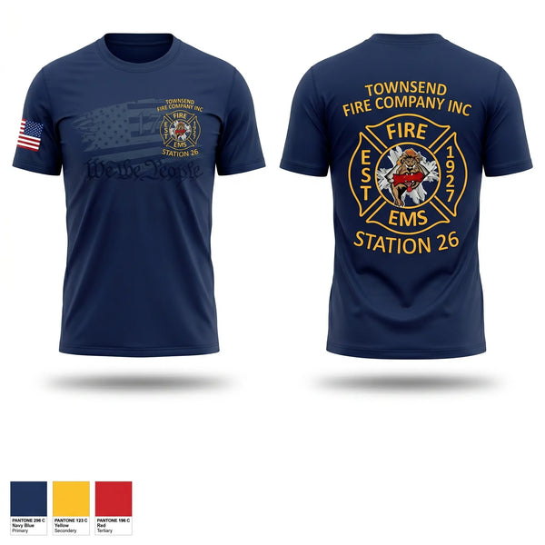 Short Sleeve Performance Shirt, Townsend Fire Company, Fire Department, Teamtime, Team time, sublimation, custom sports apparel, team uniforms, spirit wear, spiritwear, sports uniforms, custom shirts, team store, custom team store, fundraiser sports, apparel fundraiser