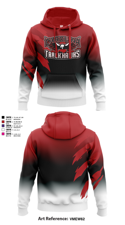 Carolina Track Hawks Hoodie - 9