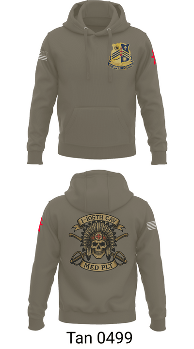 1-105th cavalry 36351622 Hoodie - 78