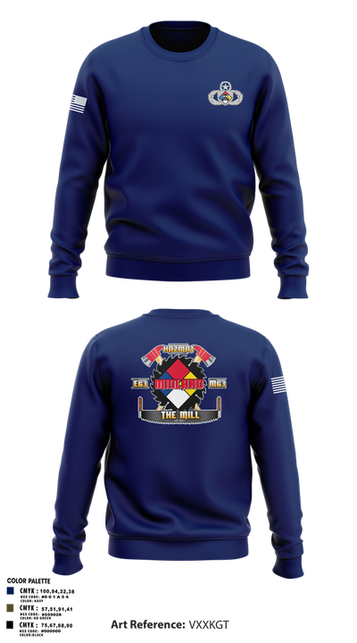 Central Pierce Hazmat 51368601 Crew Neck Sweatshirt - 1