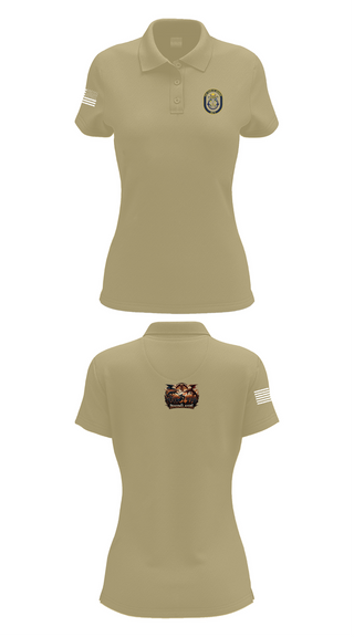 Womens Short Sleeve Performance Polo, USS CAPE ST. GEORGE, , Teamtime, Team time, sublimation, custom sports apparel, team uniforms, spirit wear, spiritwear, sports uniforms, custom shirts, team store, custom team store, fundraiser sports, apparel fundraiser