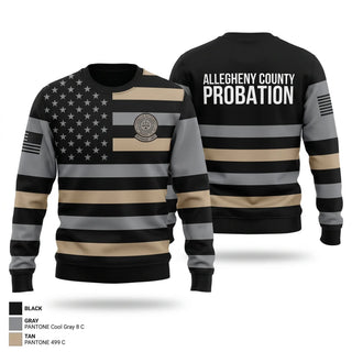 Crew Neck Sweatshirt, Allegheny County Juvenile Probation Warrant Unit, Police, Teamtime, Team time, sublimation, custom sports apparel, team uniforms, spirit wear, spiritwear, sports uniforms, custom shirts, team store, custom team store, fundraiser sports, apparel fundraiser