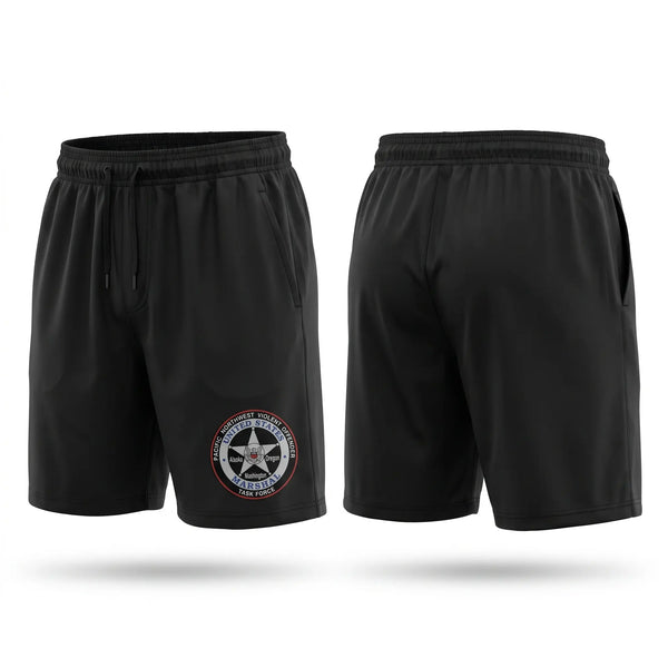 Athletic Shorts With Pockets, US Marshals PNVOTF, Police, Teamtime, Team time, sublimation, custom sports apparel, team uniforms, spirit wear, spiritwear, sports uniforms, custom shirts, team store, custom team store, fundraiser sports, apparel fundraiser