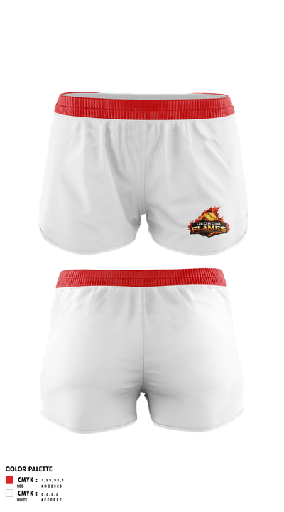 Georgia Flames 97839572 Women's Shorts - 2