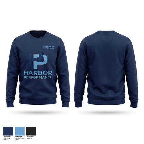 Crew Neck Sweatshirt, Harbor Performance, Baseball, Teamtime, Team time, sublimation, custom sports apparel, team uniforms, spirit wear, spiritwear, sports uniforms, custom shirts, team store, custom team store, fundraiser sports, apparel fundraiser