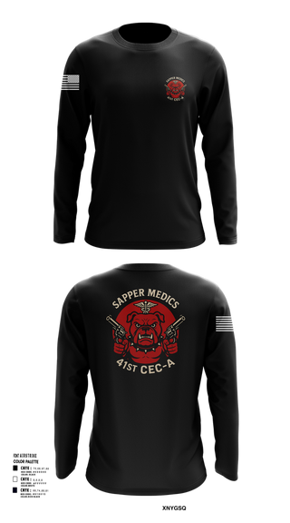 Long Sleeve Performance Shirt, 41 CEC-A, , Teamtime, Team time, sublimation, custom sports apparel, team uniforms, spirit wear, spiritwear, sports uniforms, custom shirts, team store, custom team store, fundraiser sports, apparel fundraiser
