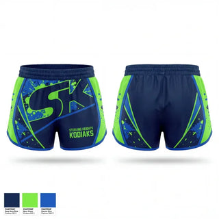Womens Shorts, Sterling Heights Kodiaks, , Teamtime, Team time, sublimation, custom sports apparel, team uniforms, spirit wear, spiritwear, sports uniforms, custom shirts, team store, custom team store, fundraiser sports, apparel fundraiser