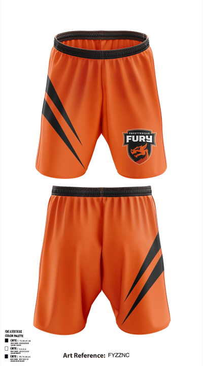 Fayetteville Fury Soccer 75976957 Athletic Shorts With Pockets - 5
