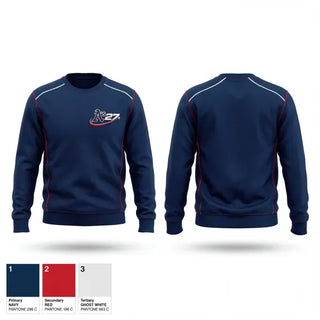 Crew Neck Sweatshirt, Little Rock A’s, Baseball, Teamtime, Team time, sublimation, custom sports apparel, team uniforms, spirit wear, spiritwear, sports uniforms, custom shirts, team store, custom team store, fundraiser sports, apparel fundraiser